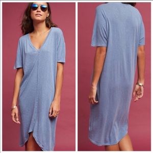 Anthropologie Stateside westbound dress large blue